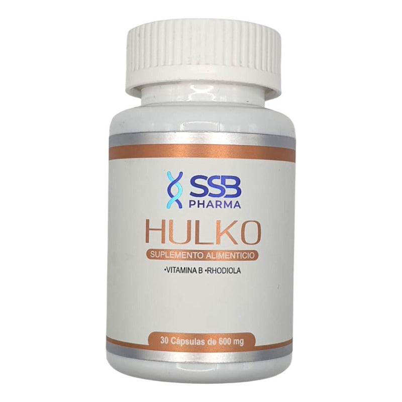 Ssb Pharma Hulko Suplemento Alimenticio 600mg 30cápsulas Sin Sabor