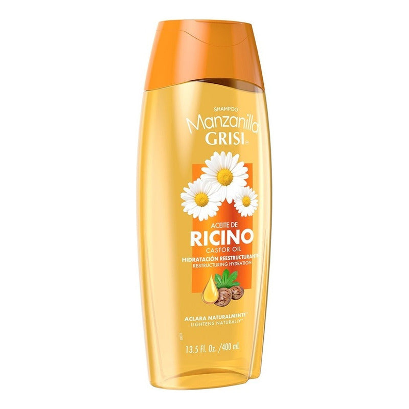 Grisi Manzanilla Hidratación Shampoo Ricino 400ml