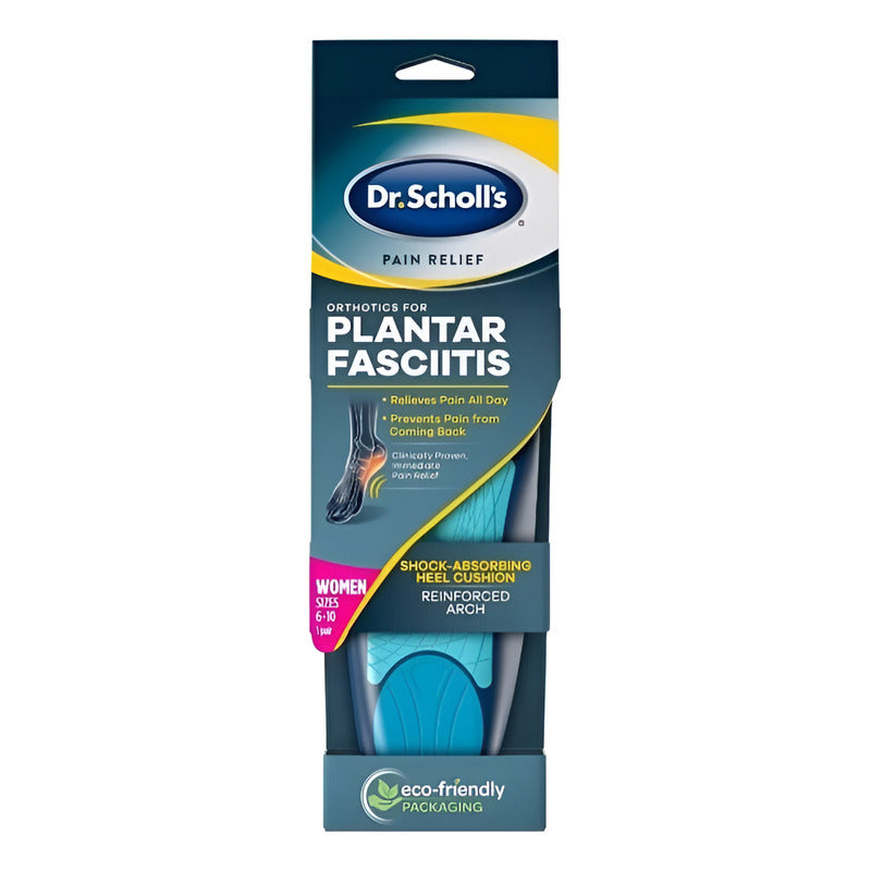 Dr Shcolls Plantillas Para Facitis Plantar Mujer 6-10 Azul