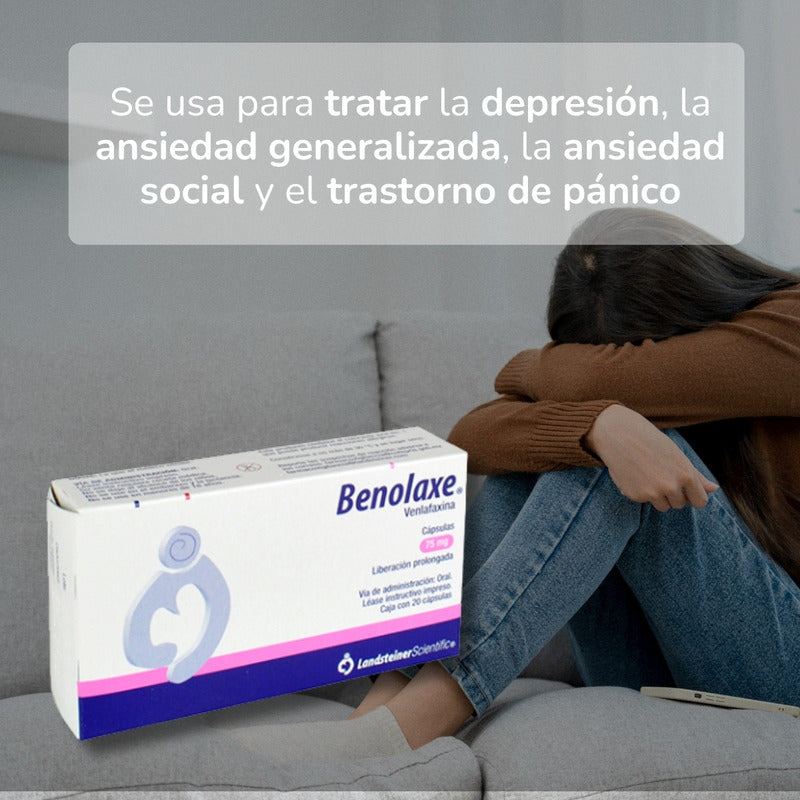 Benolaxe Venlafaxina 75 Mg 20 Cápsulas Landsteiner