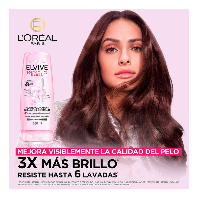 Acondicionador Elvive Loreal Gloss 680ml