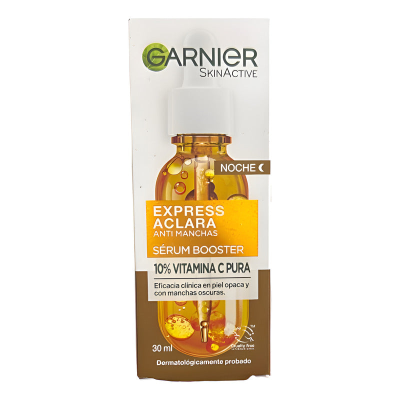 Garnier Skinactive Serum Express Aclara Viatamina C Noche  - Todo Tipo De Piel - Noche