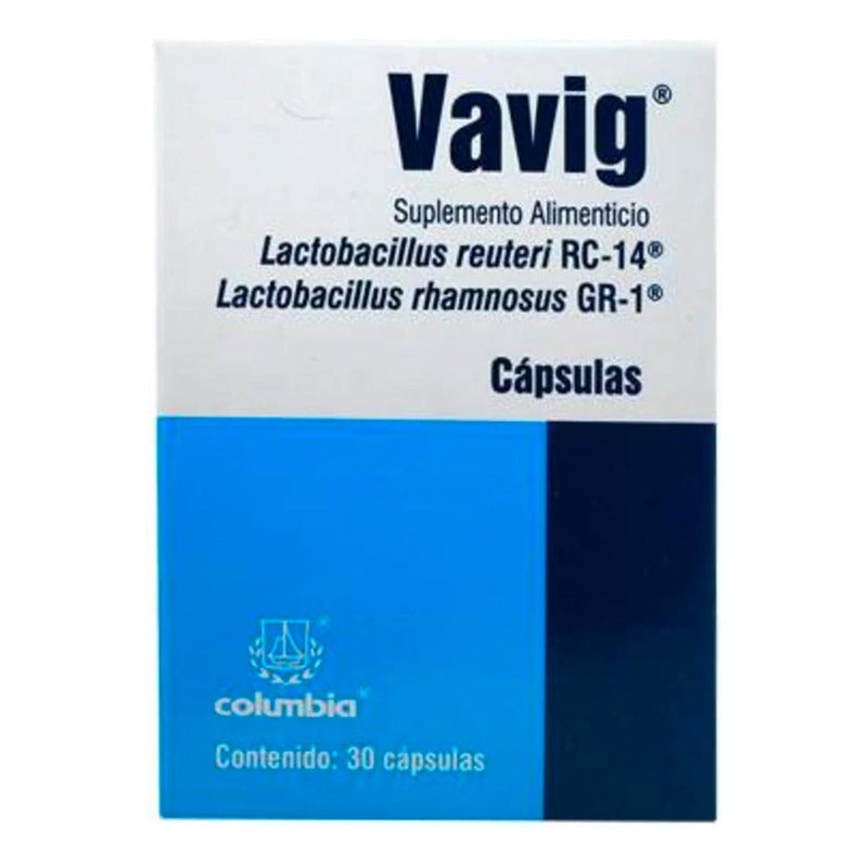 Vavig Caja Con Frasco Con 30 Cápsulas Sin Sabor
