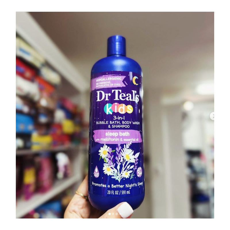 Shampoo Para Dormir Dr Teals Kids 3en1, 591 Ml