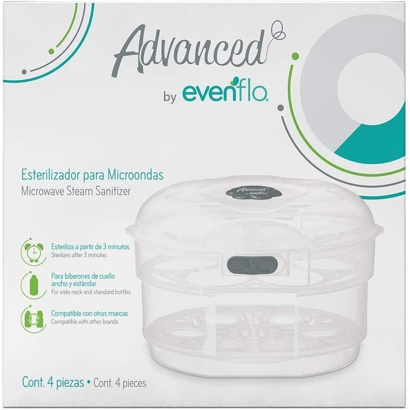 Evenflo Advanced Esterilizador De Biberones Para Microondas