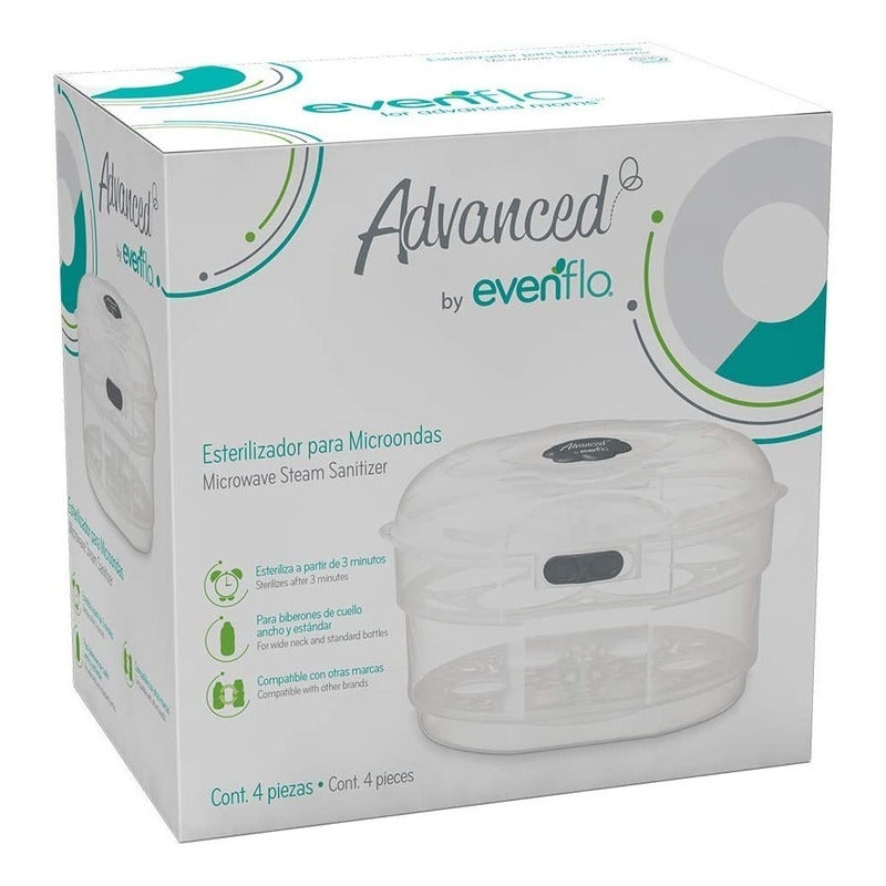Evenflo Advanced Esterilizador De Biberones Para Microondas
