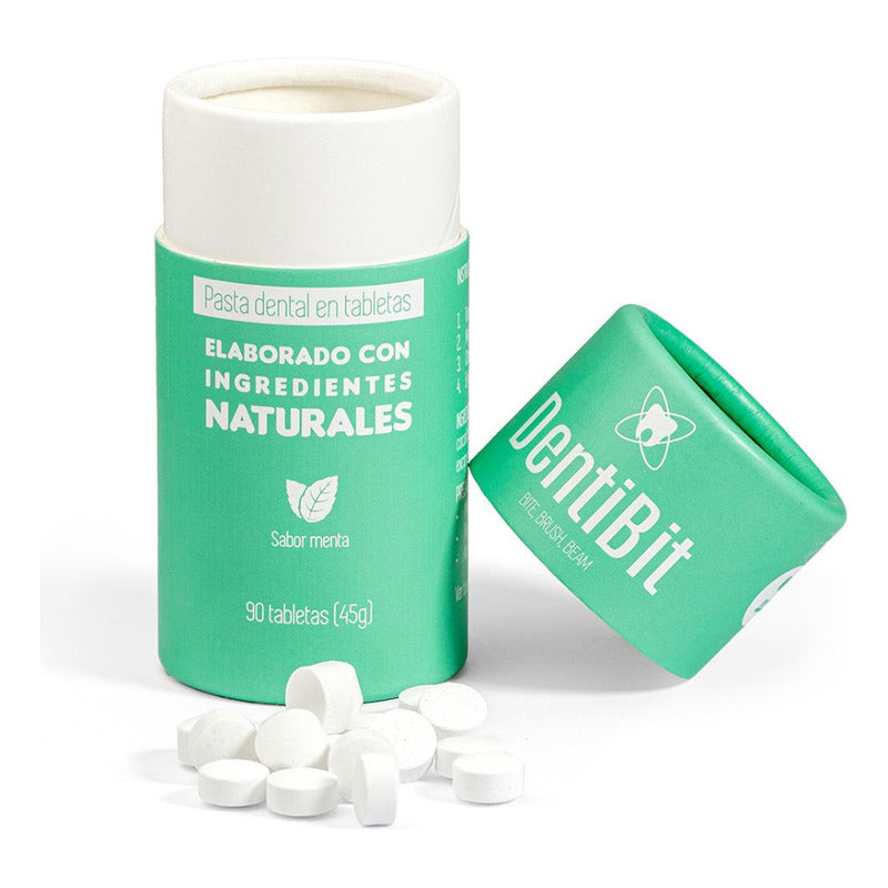 Pasta Dental Dentibit En Tabletas 90tabs Sabor Menta