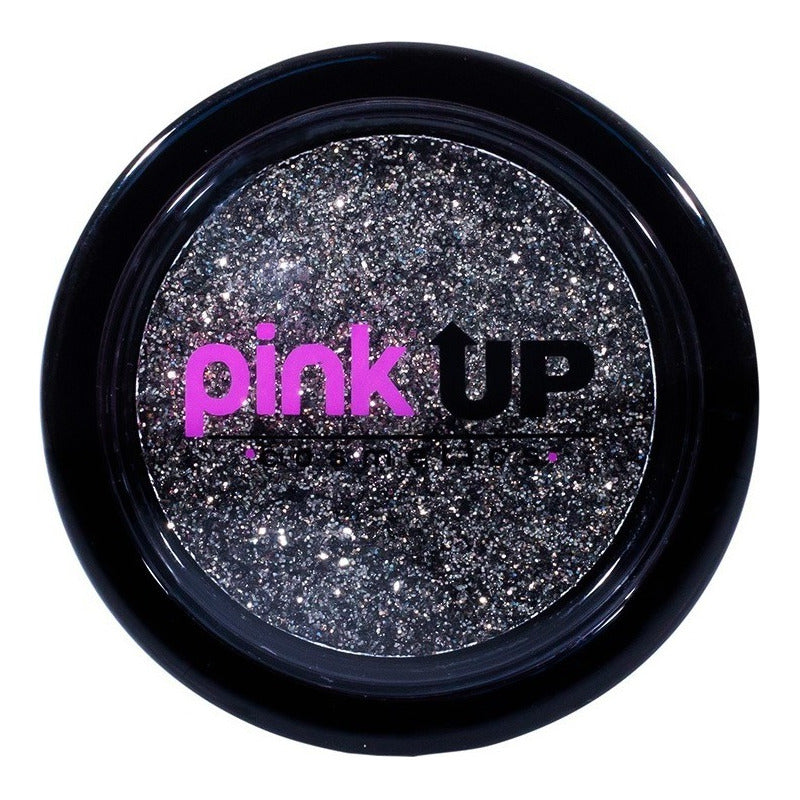 Pink Up, Glitter Compacto, Alta Adherencia, Textura Suave Color Metal