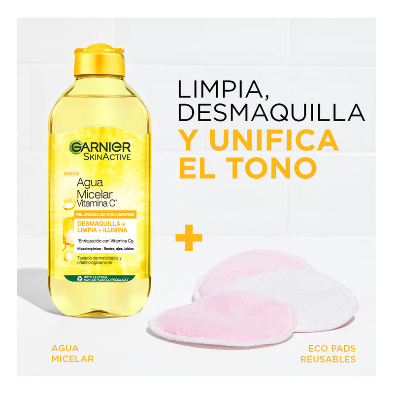 Garnier Skin Active Agua Micelar Con Vitamina C 400 Ml