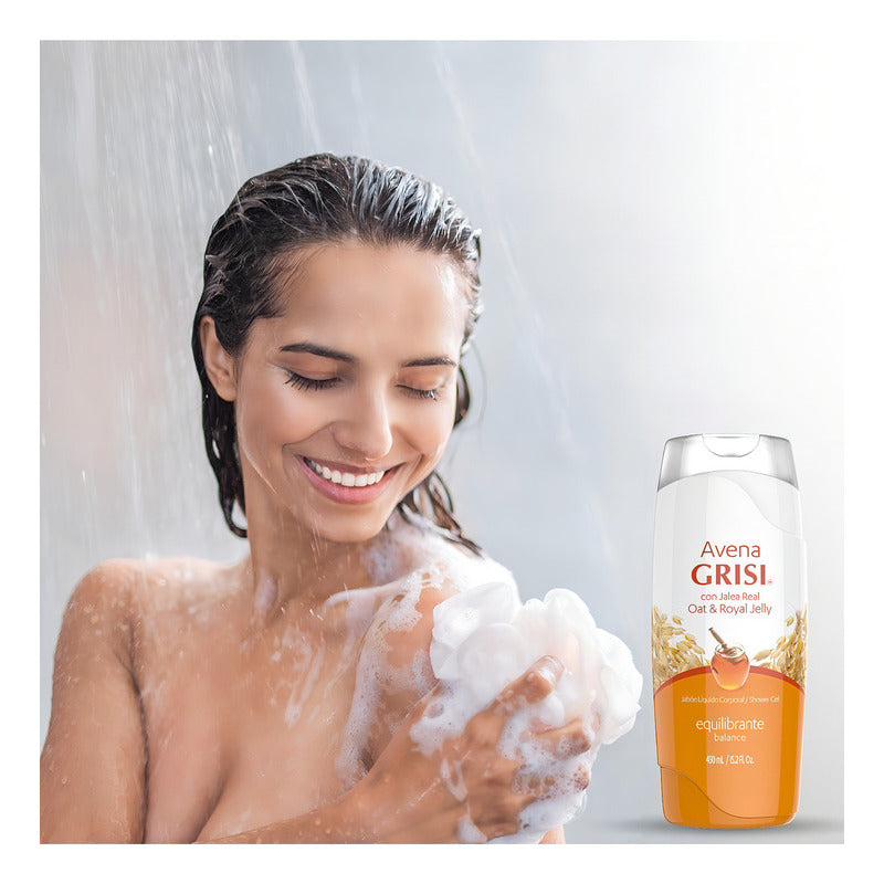 Jabón Líquido Corporal Grisi Avena 450ml