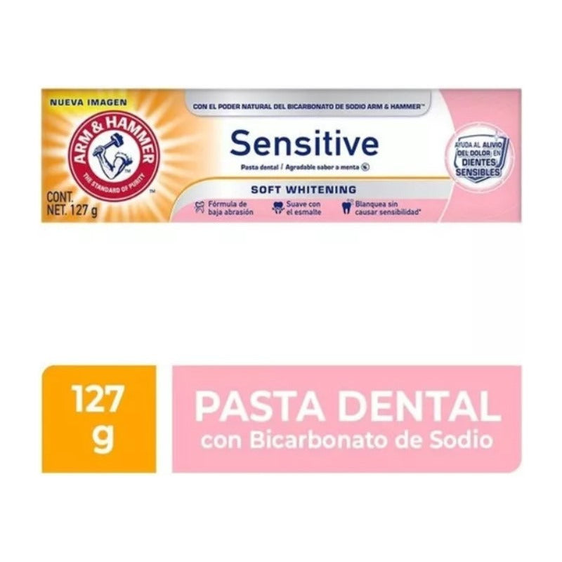 Crema Dental Arm And Hammer White Sensitive 127 G