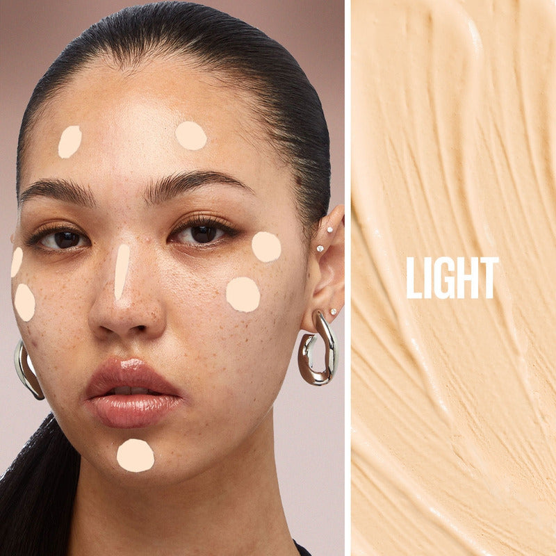 Maybelline Corrector Facial Instant Age Rewind 6ml, Borra Ojeras, Contornea E Ilumina,hasta 12hrs Light