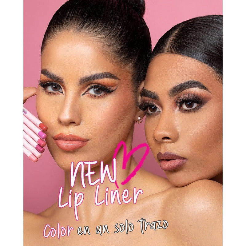 Pink Up Lip Liner Alta Pigmentación Hidrata Máxima Fijación Color Pink Nude
