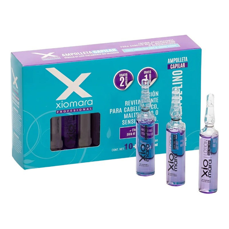 Xiomara Semilla De Lino Tratamiento Revitalizante 12 Amps