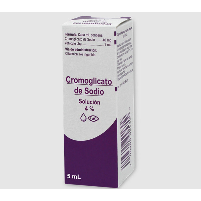 Cromoglicato De Sodio Solución 4% Gotero Con 5ml