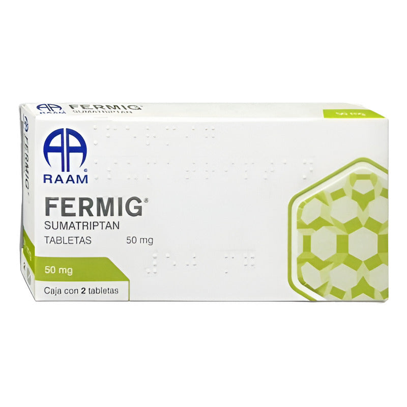 Ferming Sumatriptan 50mg Burbuja Con 2tabs