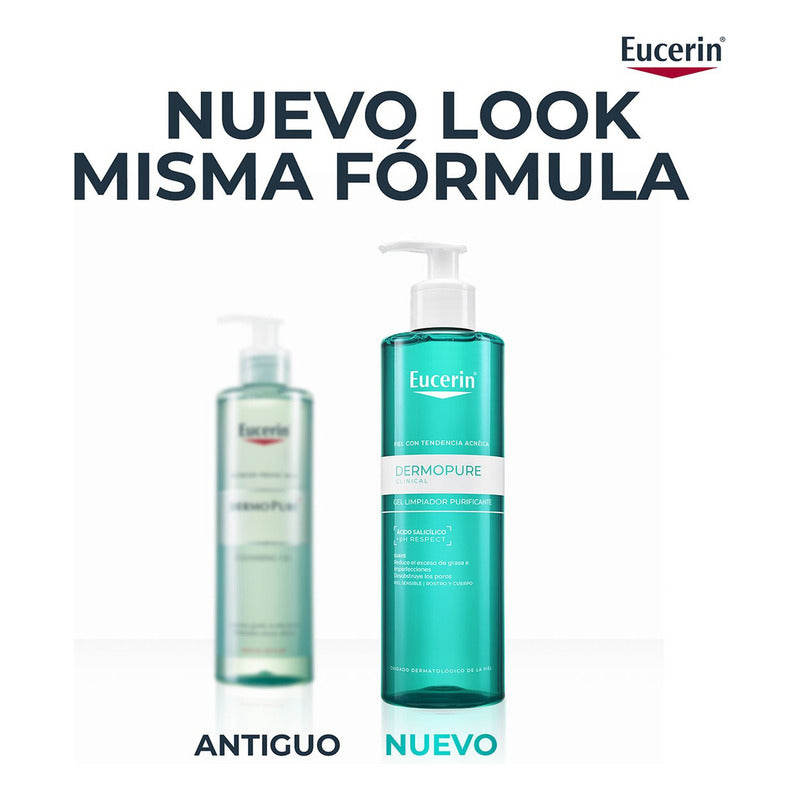 Eucerin Dermopure Gel De Limpieza 400ml Piel Grasa O Acné