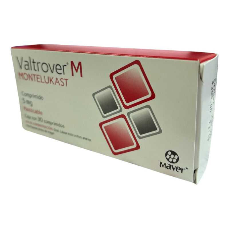Valtrover M Montelukast Caja Con 30 Comprimidos Masticables