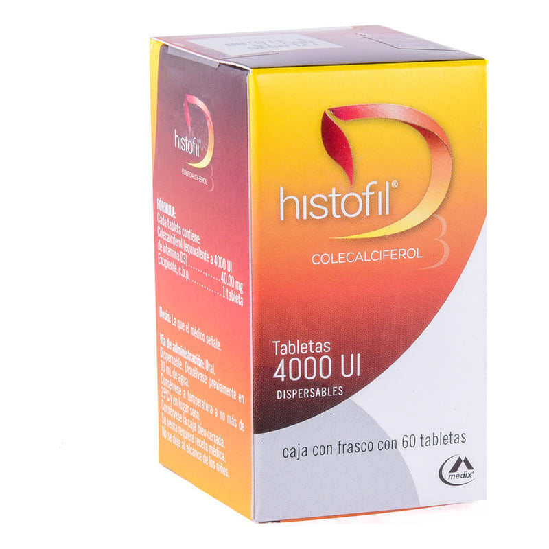 Histofil Tabletas 4000 Ui, 60 Tabletas
