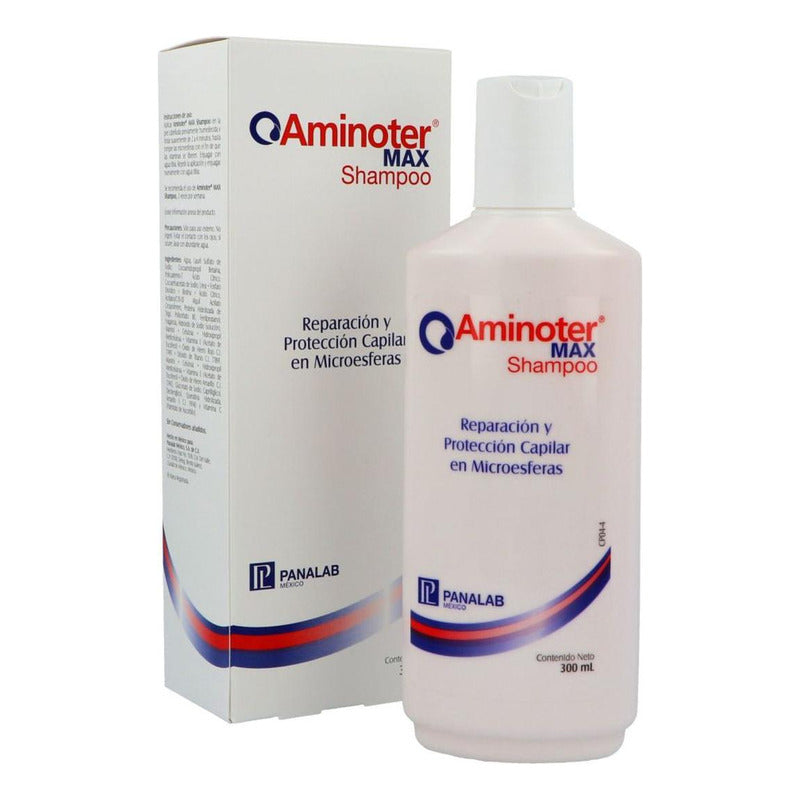 Aminoter Max Shampoo Vitamina C Y E Reparación 300ml