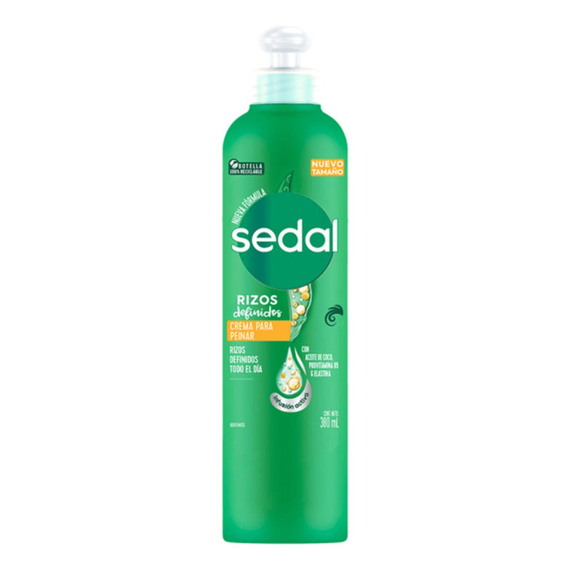 Crema Para Peinar Sedal Rizos Definidos 380ml