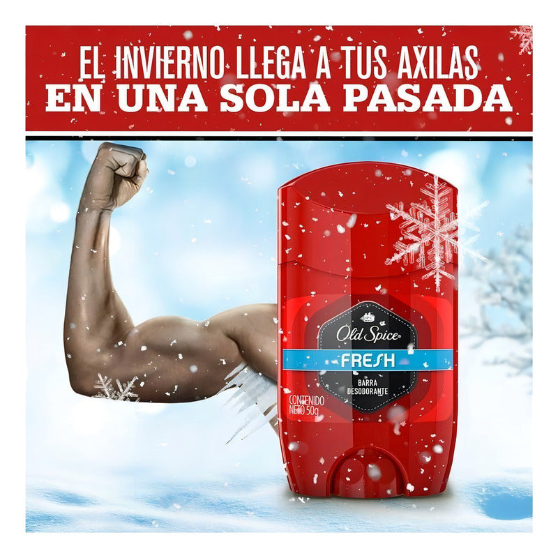Old Spice Antitranspirante Fresh - Fresh - Pack - 5 - 50 G