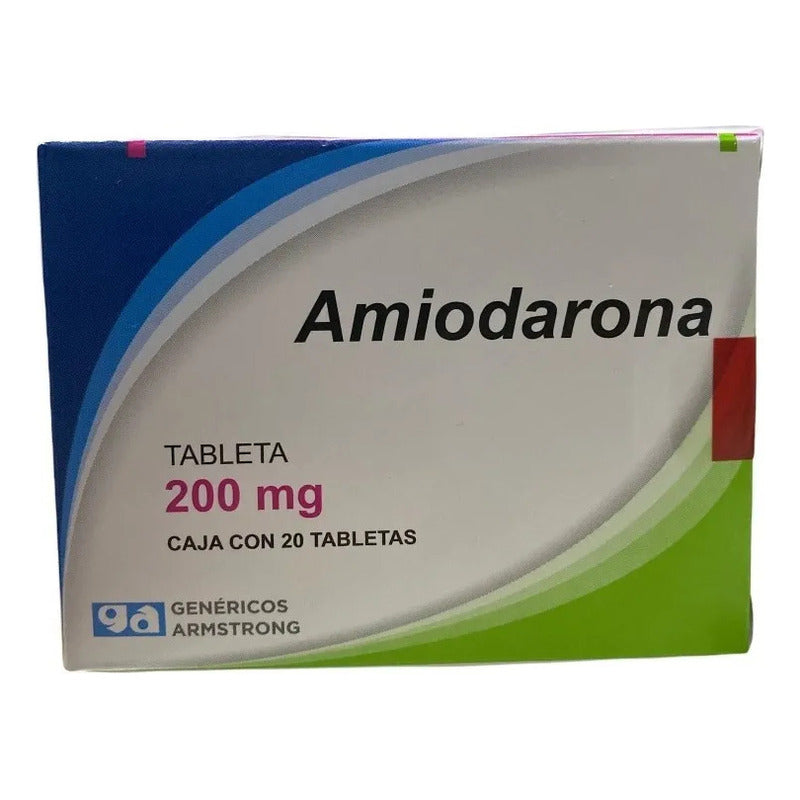 Amiodarona Antiarrítmico 200mg 20tabletas
