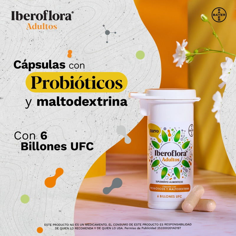 Suplemento En Cápsula Iberoflora Adultos Minerales/vitaminas Bayer