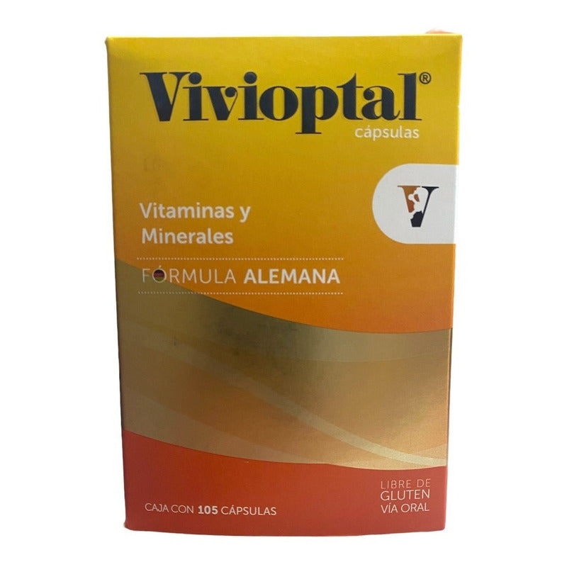 Vivioptal Vitaminas Y Minerales 105 Cápsulas Sin Sabor