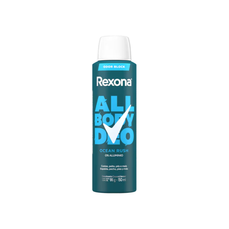 Desodorante En Spray Rexona All Body Deo Ocean Rush Pack De 2 u