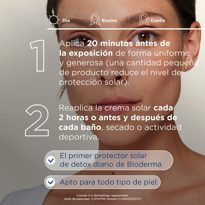 Bloqueador Solar Bioderma Photoderm Xdefense Fps50 Claro