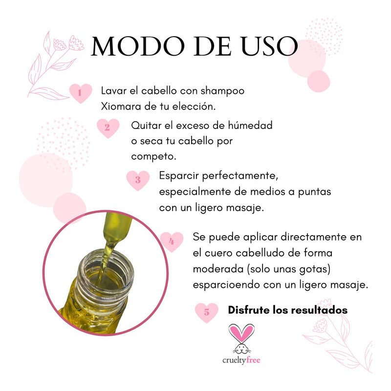 Oleo Capilar Con Argan Y Aceites Naturales Xiomara 140ml