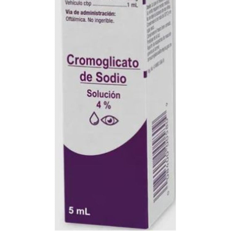 Cromoglicato De Sodio 40 Mg Solución Oftálmica 5 Ml