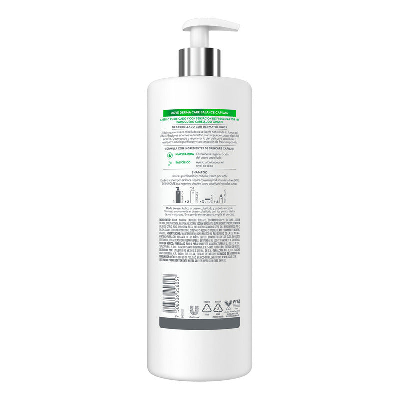 Dove Shampoo Derma Care Balance Capilar 675 Ml