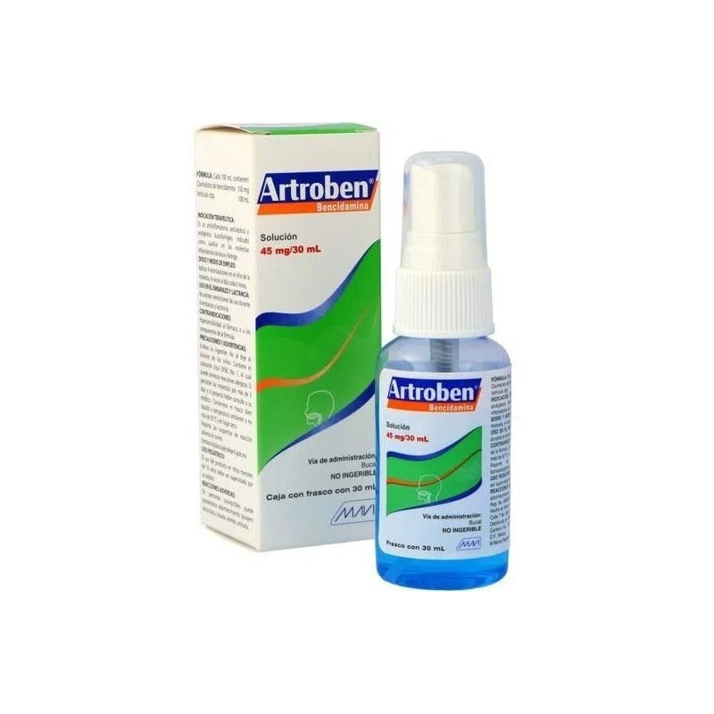 Artroben Bencidamina 45mg Solución Bucal 30ml