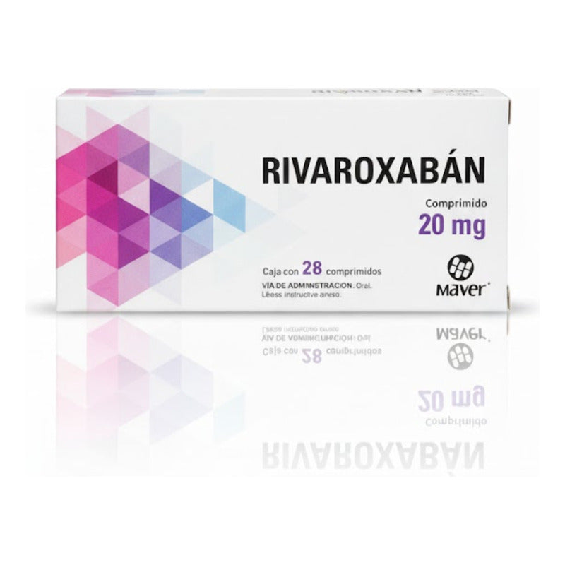 Rivaroxaban Maver 20 Mg Caja Con 28 Comprimidos