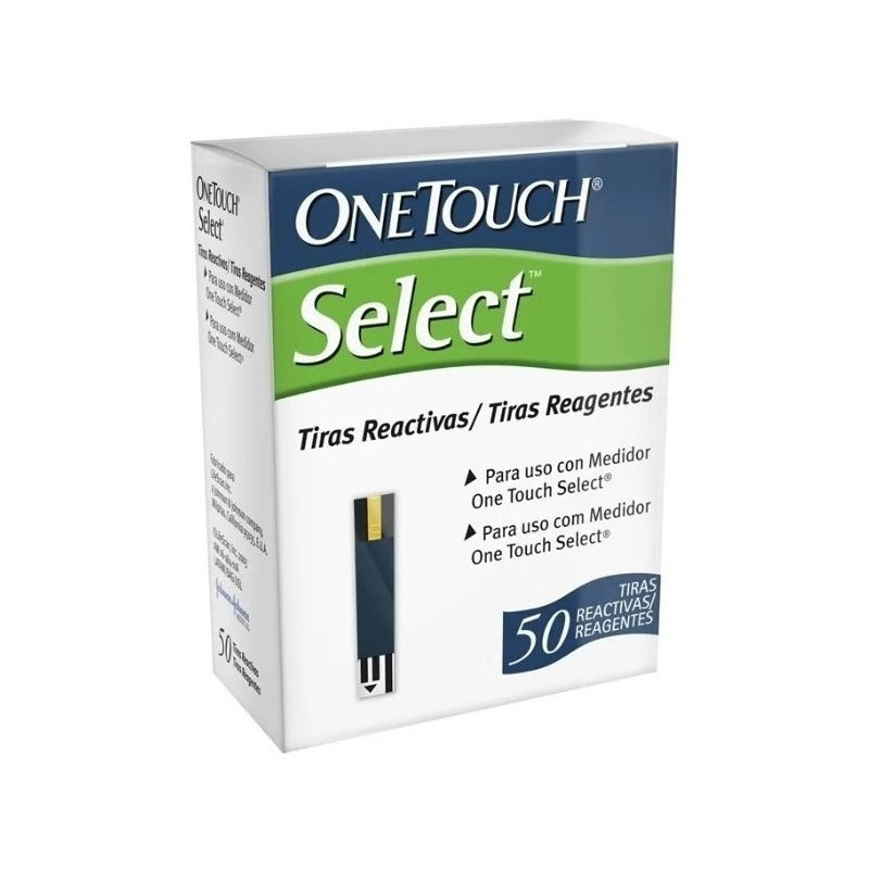 One Touch Select 50 Tiras Reactivas