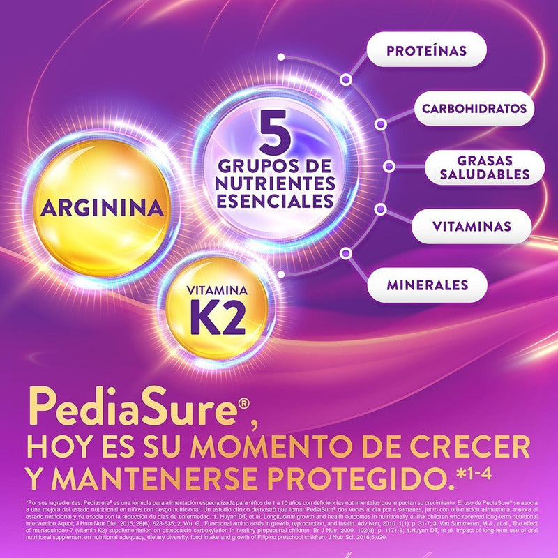 Suplemento Pediasure Sabor A Chocolate, En Polvo, De 400g