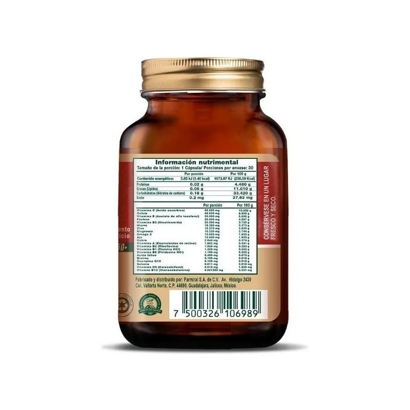 Biomiral Vitem 3ra Vitamena A, C, D, E, Omega3 Y Calcio