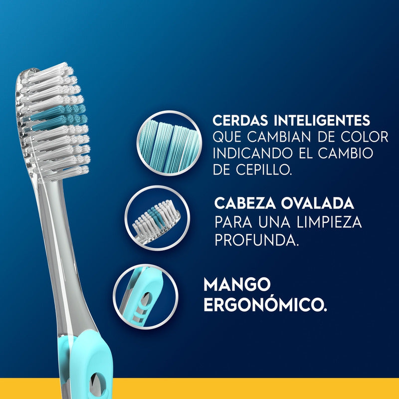 Cepillo De Dientes Combate Placa Oral-b Indicator 2 Unidades