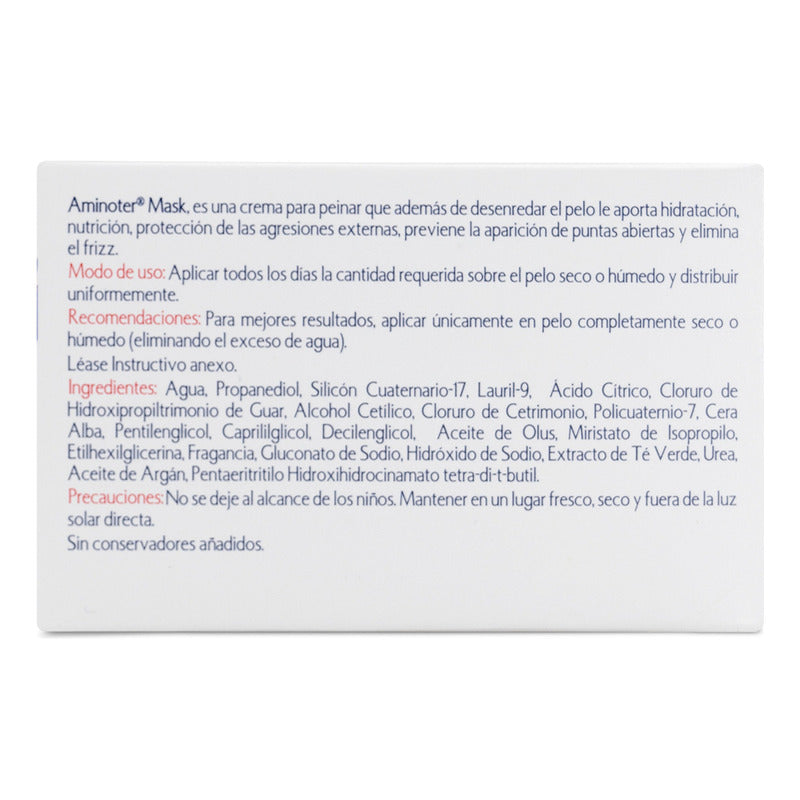 Aminoter Mask Mascarilla Capilar Crecimiento De Cabello 140g