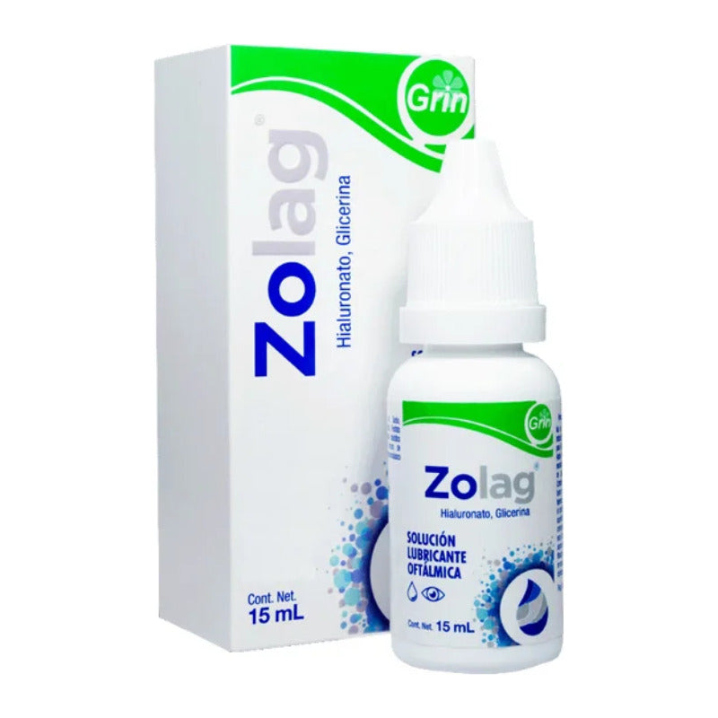 Zolag Hialuronato/glicerina Solución Oftalmica 15ml