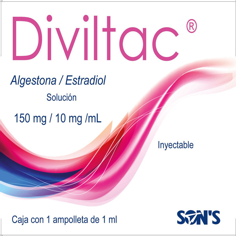 Diviltac Solución 150/10 Mg, 1 Ampolleta 1 Ml