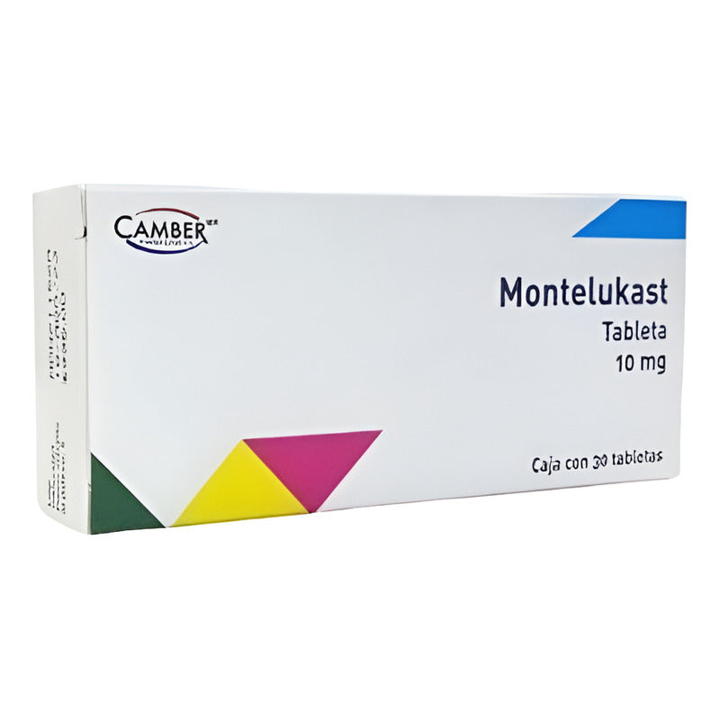 Montelukast Camber 10mg Caja Con 30 Tabletas