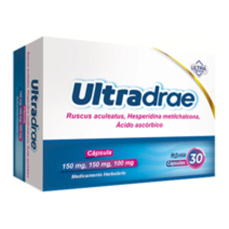 Ultradrae Ácido Ascórbico 30caps 150/150/100mg