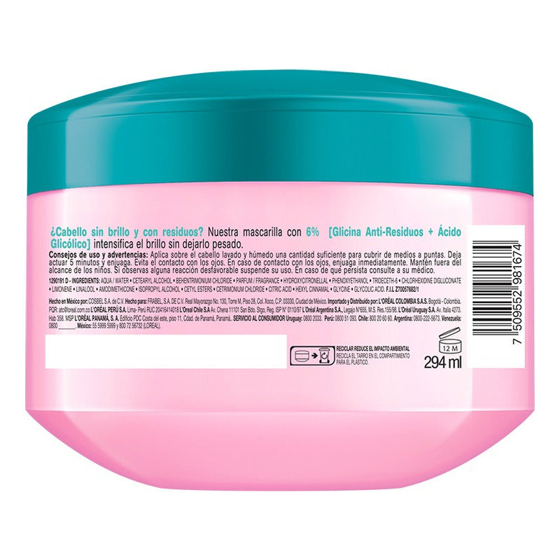 Mascarilla Para El Cabello Glycolic Cristal De L'oréal Paris