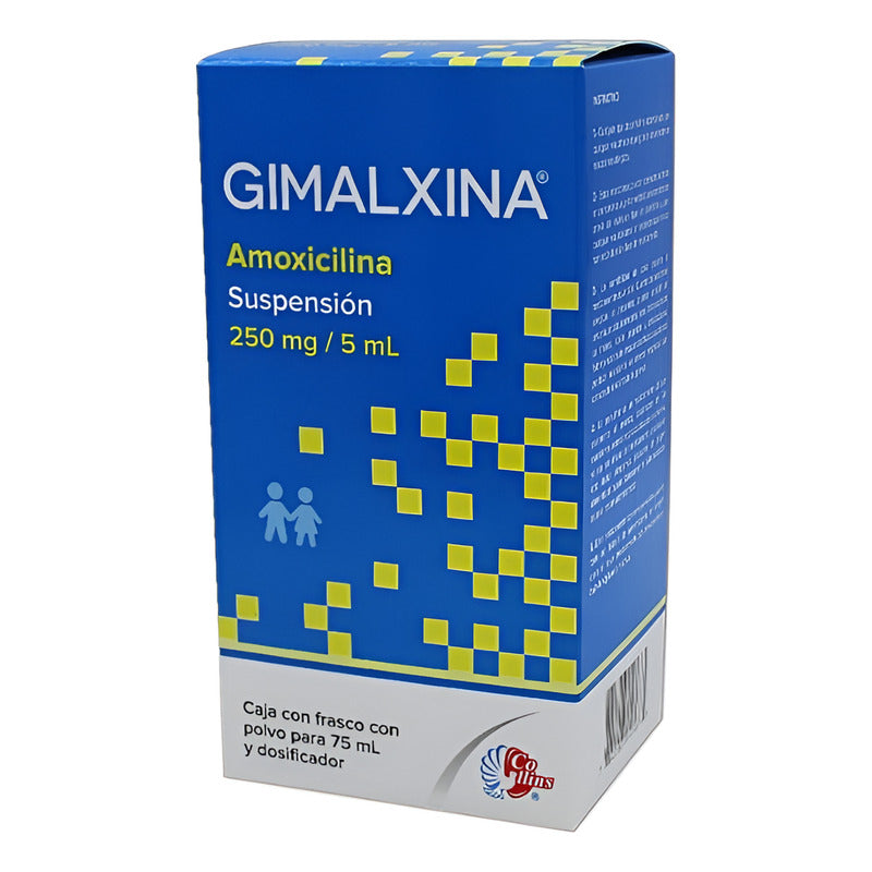 Gimalxina Amoxicilina Suspensión 250mg/5ml 75ml