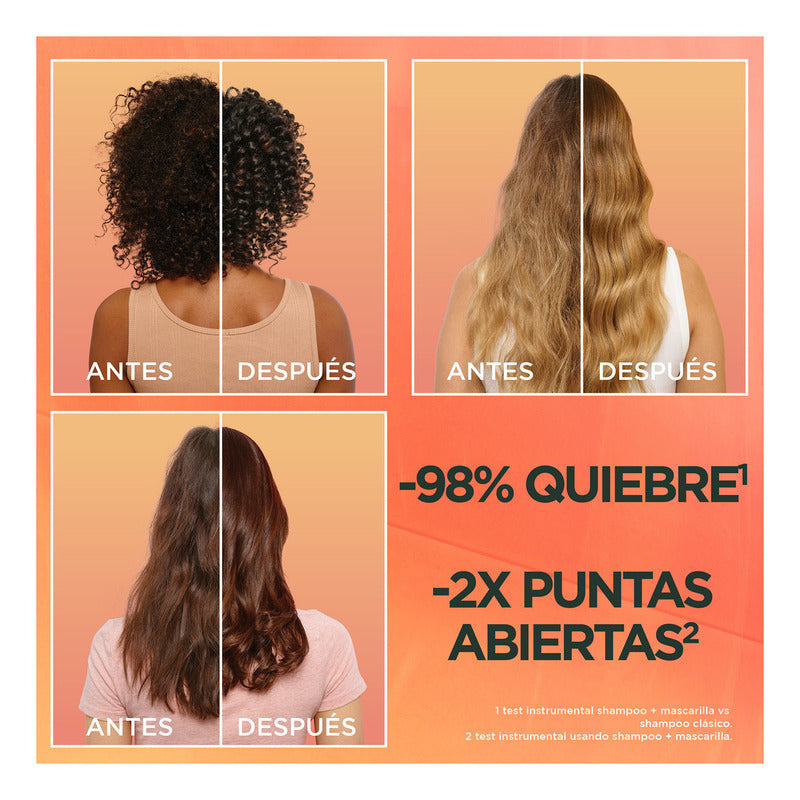 Garnier Fructis Acondicionador Piña 300 Ml Cabello Largo