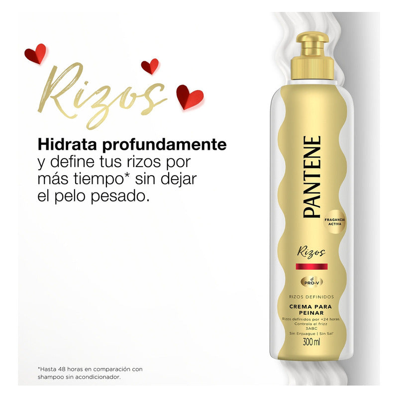 Crema Para Peinar Rizos Pantene Pro-v 160 Ml