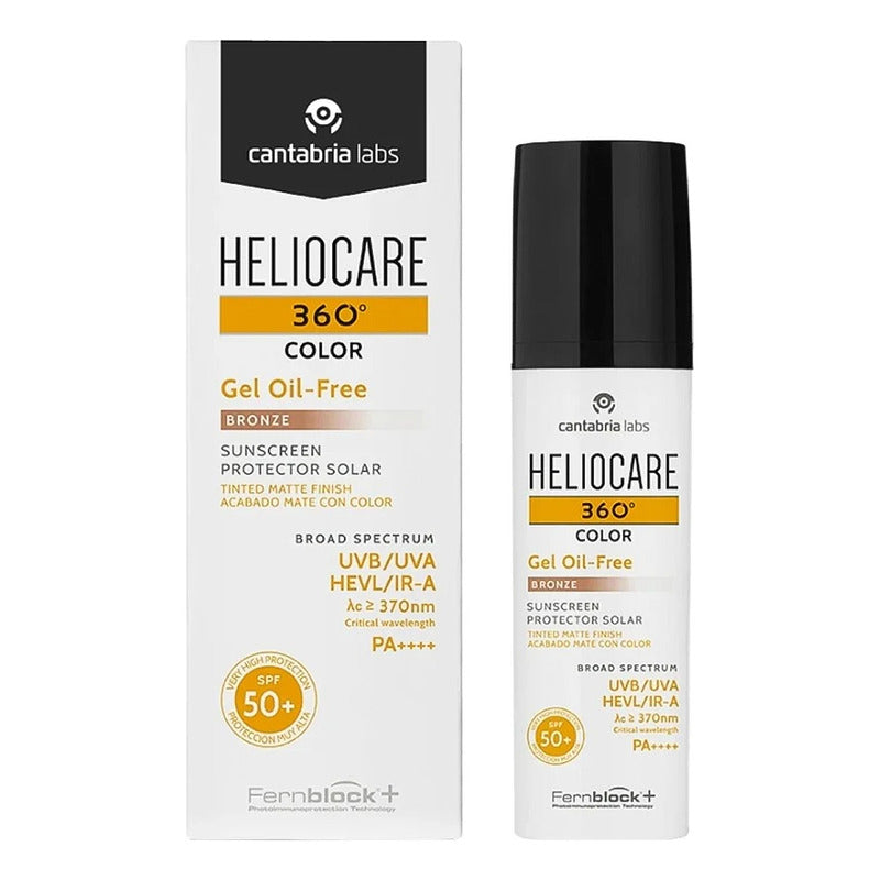 Heliocare 360 Gel Oil-free Color Bronze Spf 50 50 Ml